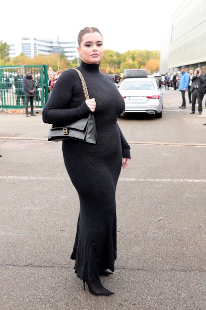 Barbie Ferreira attends the Balenciaga Womenswear Spring/Summer 2023 show as part of Paris Fashion W...